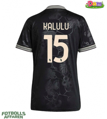Juventus Pierre Kalulu #15 Tredje Tröja Kvinnor 2025-26 Kortärmad